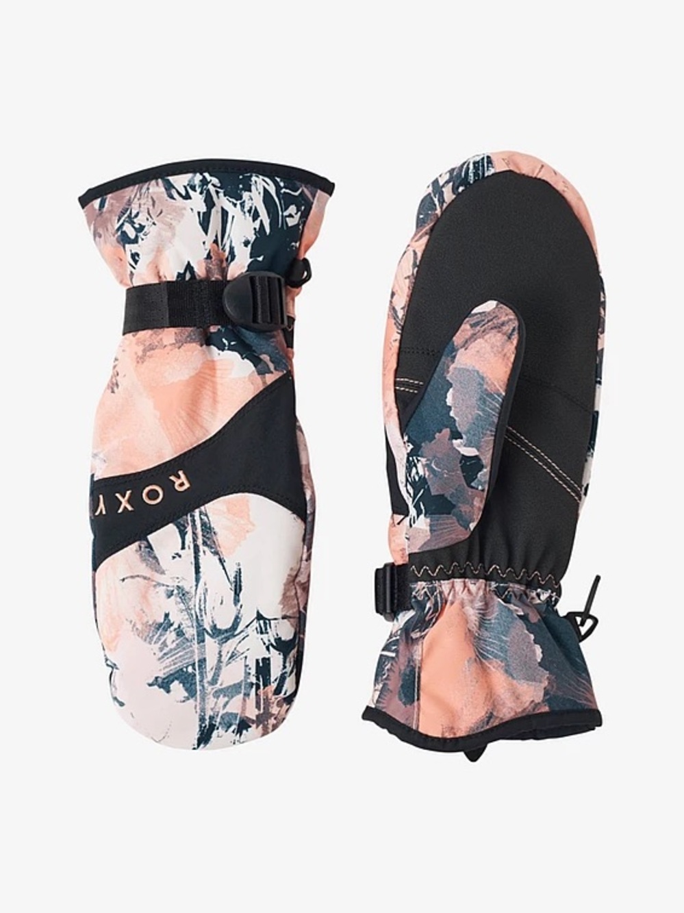 Roxy Women's Jetty Snowboard/Ski Mittens - Waterproof, Thermal Insulation, Adjus